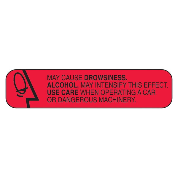 May Cause Drowsiness Labels